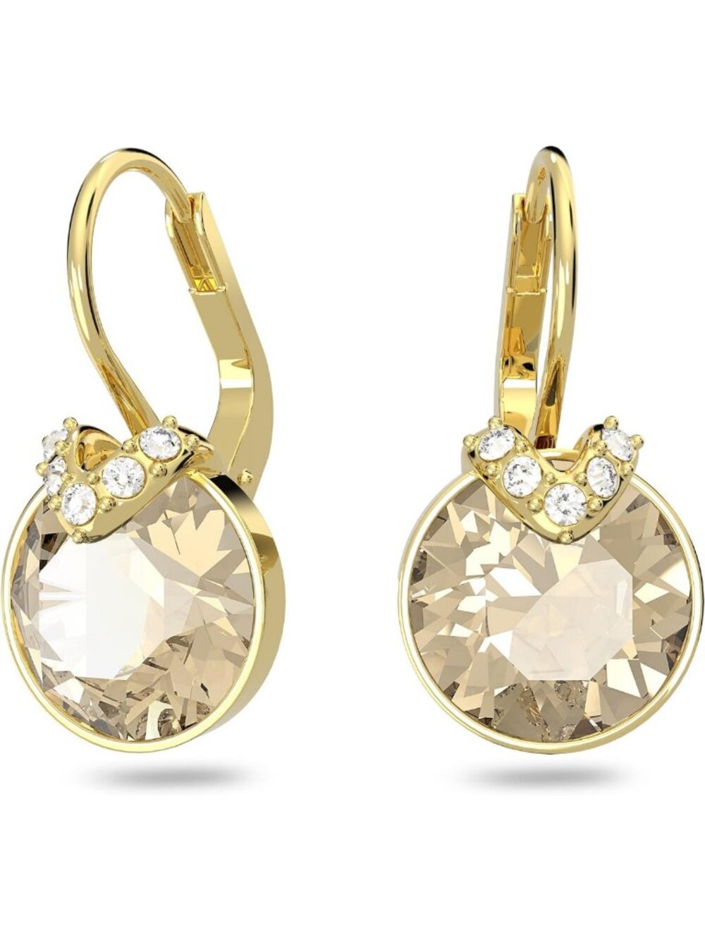 Elegant Birthstone Pendant Necklace with Square-Cut Stone & Crystals, Rhodium